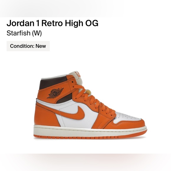 Jordon 1 Retro High OG “Starfish” - Picture 1 of 5